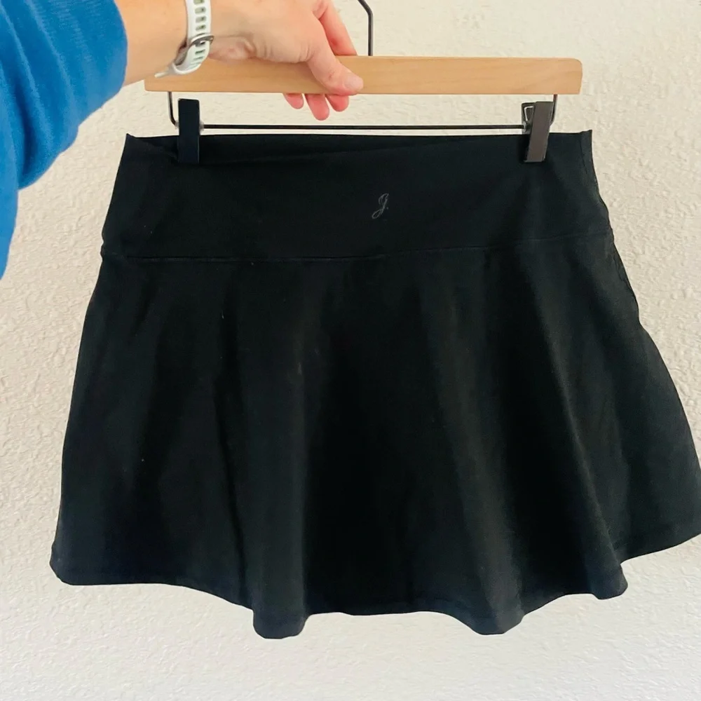 J. Crew Black Mini Skirt (with shorts)
